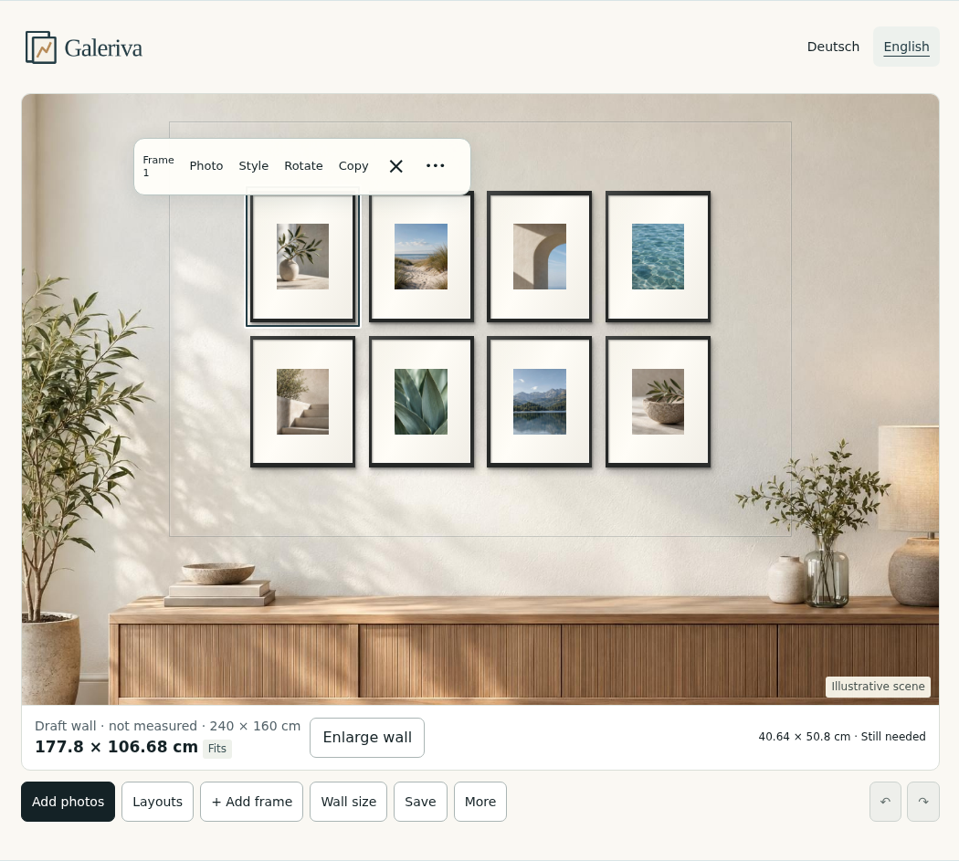 Design your gallery wall