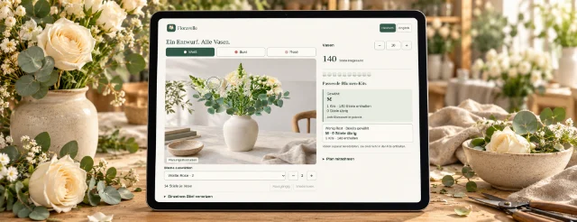 Floravelle · Blumenanbieter: Kunden digital beraten