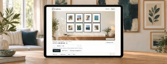 Galeriva · Art and framing: let customers create